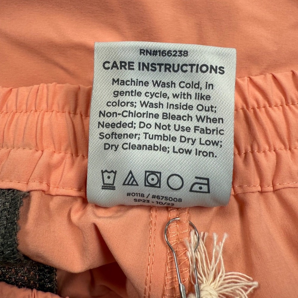 Free Fly‎ Andros Trunk Mens Large Orange Dusk Stretch Fishing Swim Shorts New - Picture 8 of 8